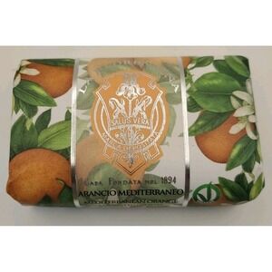 La Florentina ARANCIO MEDITERRANEO  Soap Natural Ingredients Italy 7 oz 200g